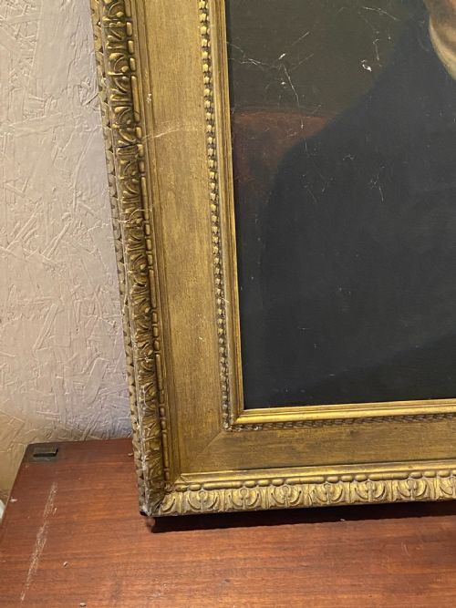 LARGE EARLY 19TH CENTURY PORTRAIT OF A GENTLEMAN ENGLISH SCHOOL OIL ON CANVAS - ADDITIONAL PHOTO 5