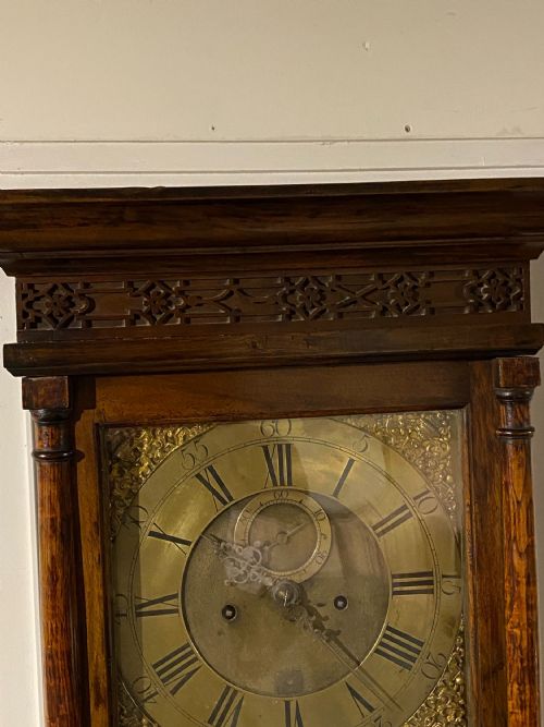 SUPERB MID 18TH CENTURY WALNUT LONGCASE CLOCK CIRCA174050 - ADDITIONAL PHOTO 11