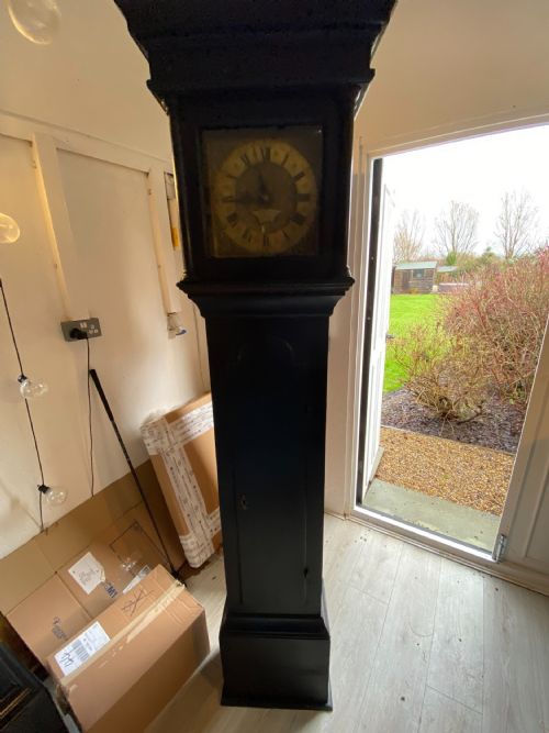 GEORGE II OAK LONGCASE CLOCK BY JOHN FROST CHICHESTER CIRC 1740 - ADDITIONAL PHOTO 4