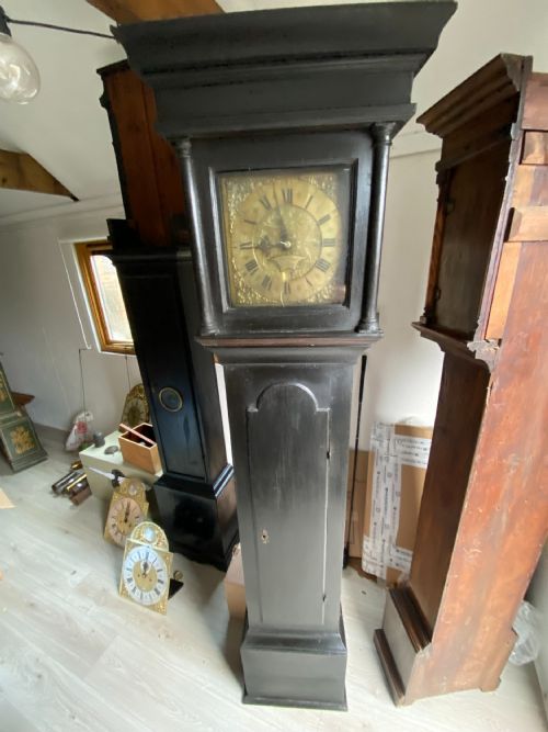 george ii oak longcase clock by john frost chichester circ 1740 - CATEGORY: ANTIQUE CLOCKS - DATED 18TH CENTURY
