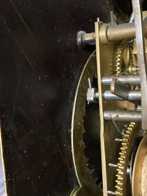 GEORGE II OAK LONGCASE CLOCK BY JOHN FROST CHICHESTER CIRC 1740 - ADDITIONAL PHOTO 7