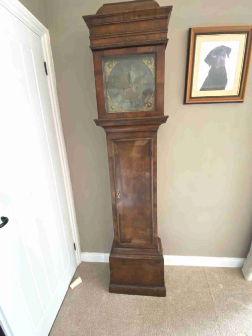 A GEORGE II WALNUT LONGCASE CLOCK WITH EIGHTDAY MOVEMENT BY JOHN STOKES OF BEWDLEY LONG CASE - ADDITIONAL PHOTO 12