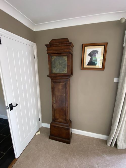 A GEORGE II WALNUT LONGCASE CLOCK WITH EIGHTDAY MOVEMENT BY JOHN STOKES OF BEWDLEY LONG CASE - ADDITIONAL PHOTO 13