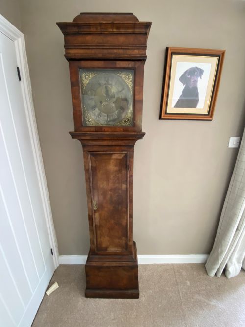 A GEORGE II WALNUT LONGCASE CLOCK WITH EIGHTDAY MOVEMENT BY JOHN STOKES OF BEWDLEY LONG CASE - ADDITIONAL PHOTO 14