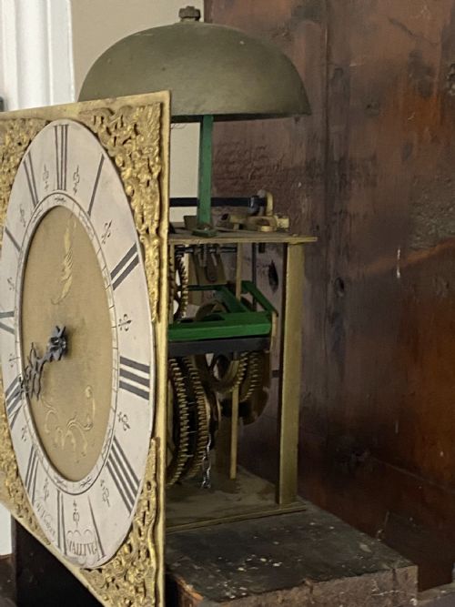 COUNTRY OAK CASED LONGCASE CLOCK BY HENRY BAKER 172030 - ADDITIONAL PHOTO 4
