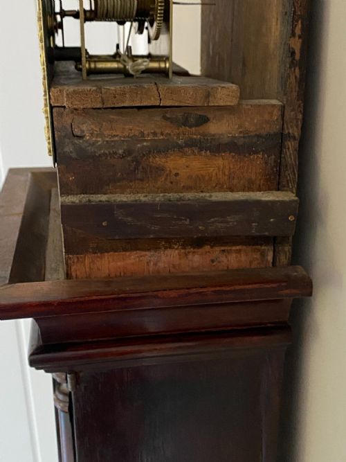 COUNTRY OAK CASED LONGCASE CLOCK BY HENRY BAKER 172030 - ADDITIONAL PHOTO 10