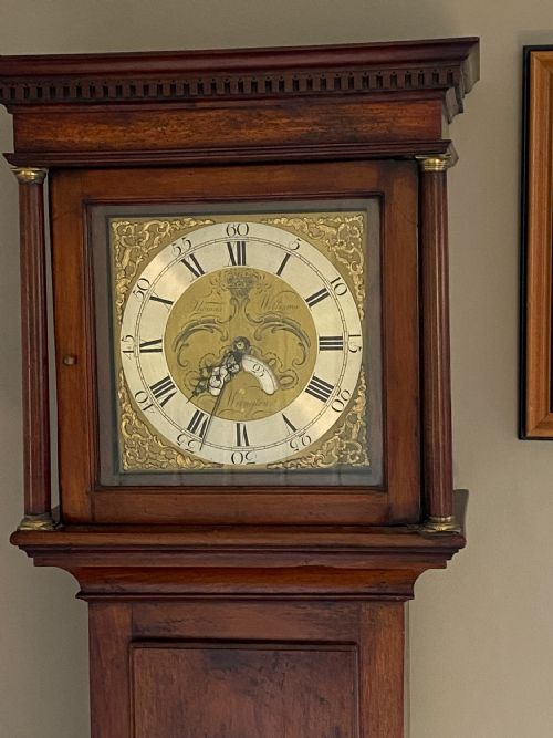 GEORGE III THIRTYHOUR PROVINCIAL FRUITWOOD LONGCASE CLOCK - ADDITIONAL PHOTO 1