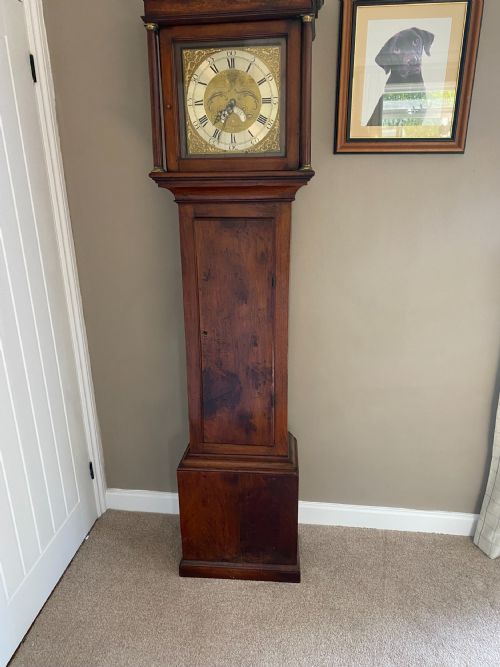 GEORGE III THIRTYHOUR PROVINCIAL FRUITWOOD LONGCASE CLOCK - ADDITIONAL PHOTO 8