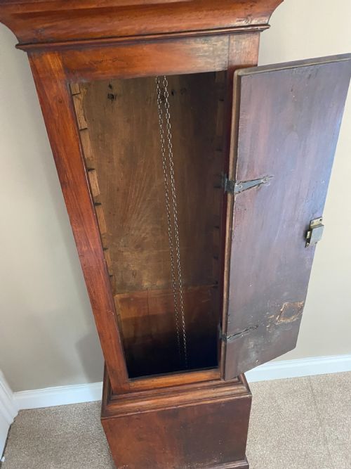 GEORGE III THIRTYHOUR PROVINCIAL FRUITWOOD LONGCASE CLOCK - ADDITIONAL PHOTO 14