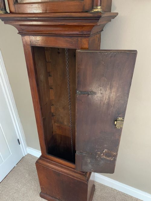 GEORGE III THIRTYHOUR PROVINCIAL FRUITWOOD LONGCASE CLOCK - ADDITIONAL PHOTO 15