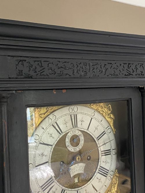 PAINTED OAK LONGCASE CLOCK BY BENJAMIN ROGERS C172540 - ADDITIONAL PHOTO 2
