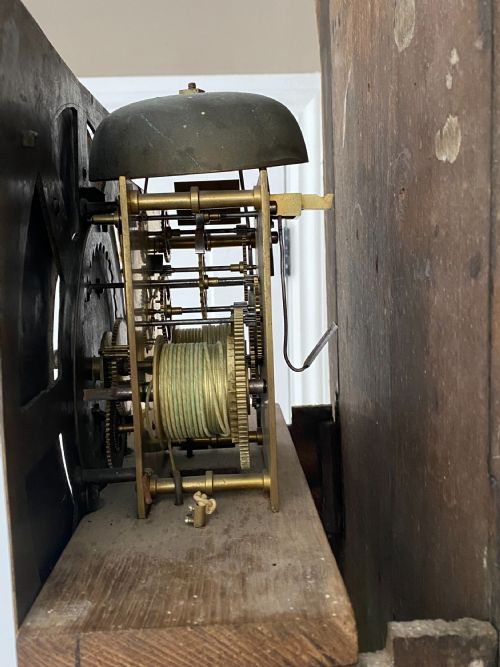 PAINTED OAK LONGCASE CLOCK BY BENJAMIN ROGERS C172540 - ADDITIONAL PHOTO 6