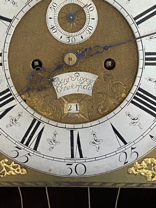 PAINTED OAK LONGCASE CLOCK BY BENJAMIN ROGERS C172540 - ADDITIONAL PHOTO 8