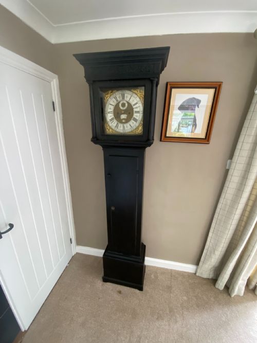 PAINTED OAK LONGCASE CLOCK BY BENJAMIN ROGERS C172540