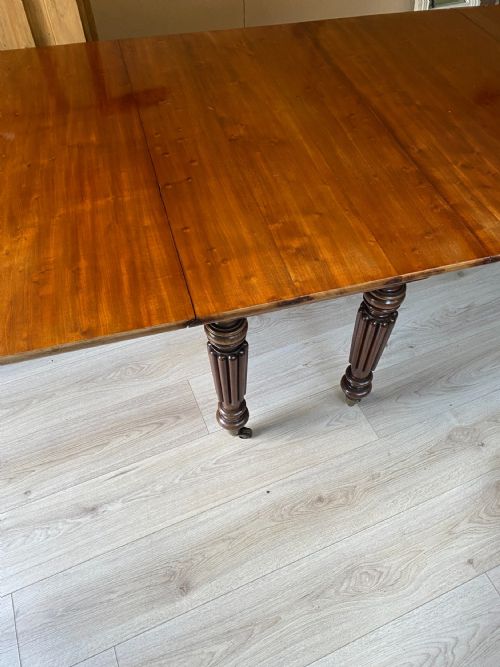 12 SEATER 'PLUM PUDDING' MAHOGANY DINING TABLE C1830 - ADDITIONAL PHOTO 5