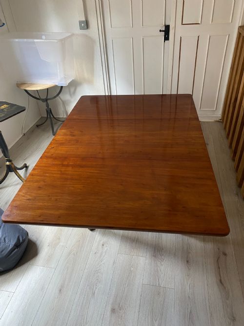 12 SEATER 'PLUM PUDDING' MAHOGANY DINING TABLE C1830 - ADDITIONAL PHOTO 4
