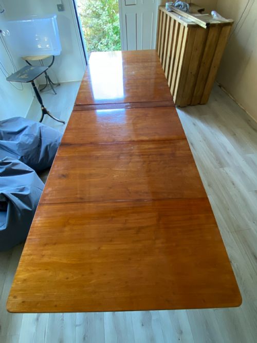 12 SEATER 'PLUM PUDDING' MAHOGANY DINING TABLE C1830 - ADDITIONAL PHOTO 9
