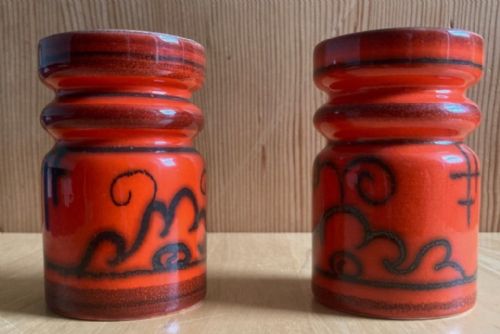PAIR OF FLORA HOLLAND 913 GOUDA TOKIO VASES - ADDITIONAL PHOTO 3