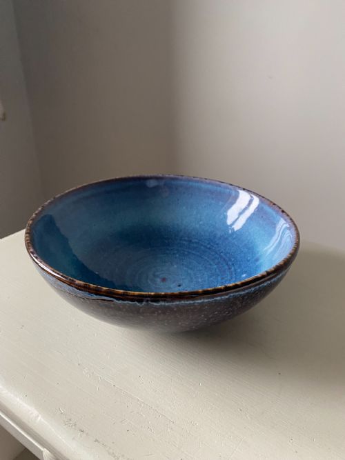 STUDIO CERAMIC BOWL UNSIGNED - ADDITIONAL PHOTO 1