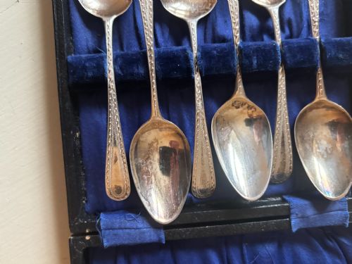6 GEORGE III SILVER TEASPOONS P A W BATEMAN LONDON 1802 - ADDITIONAL PHOTO 3