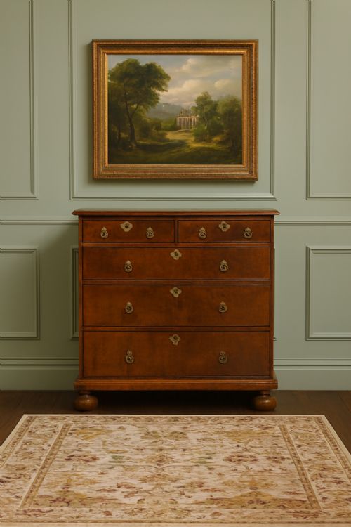 QUEEN ANNE WALNUT CHEST OF DRAWERS C1700 - ADDITIONAL PHOTO 5