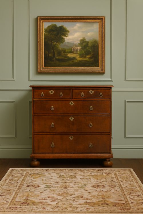 QUEEN ANNE WALNUT CHEST OF DRAWERS C1700 - ADDITIONAL PHOTO 4