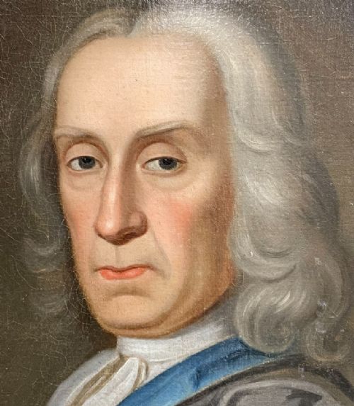 18th century English School portrait of a gentleman holding a pipe View II