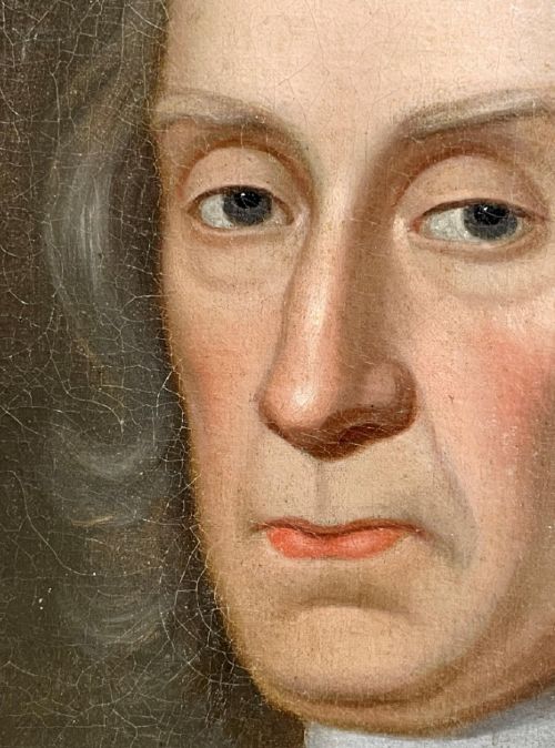 18th century English School portrait of a gentleman holding a pipe View III