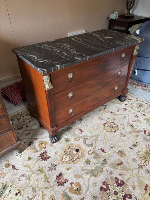Early 19th‑century French Empire Mahogany Commode, C.1810