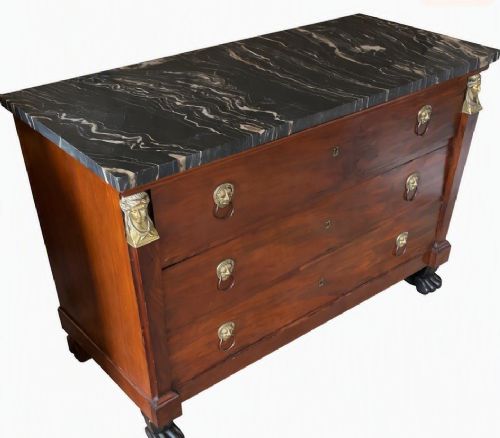 Early 19th‑century French Empire Mahogany Commode, C.1810