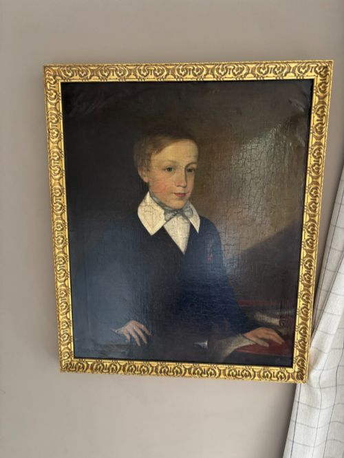 19th century English School Portrait of a Young Scholar, c. 1820