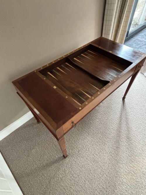 French Empire "Tric‑trac" Table, Circa 1810
