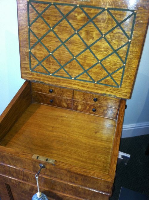 fig 2. Gillows Burr Oak Davenport 1849
