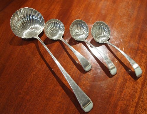 fig 1. Silver Canteen of Georgian Cutlery C1800