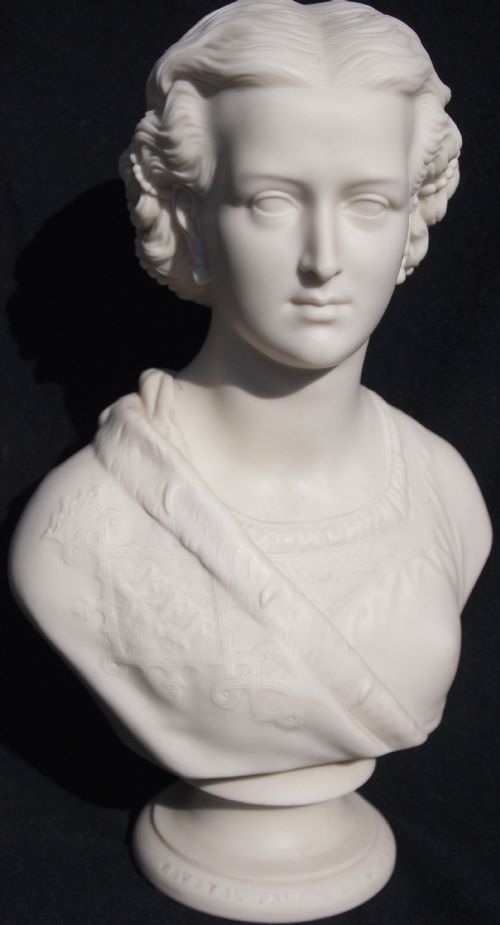 fig 1. Copeland Parian Bust Of Princess Alexandra 1863