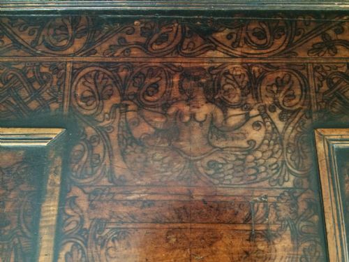 fig 2. 16th Century Venetian Cedarwood Cassone or Marriage Chest