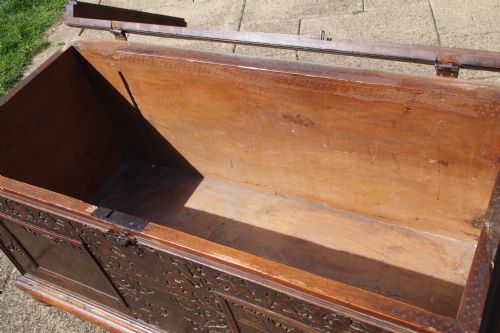fig 3. 16th Century Venetian Cedarwood Cassone or Marriage Chest