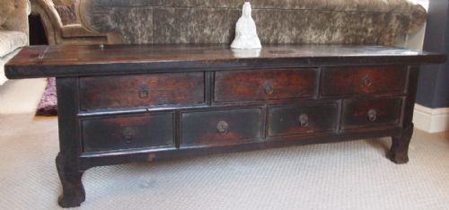 19th C Hardwood Chinese Low Dresser