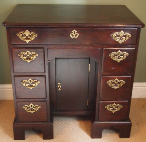 George II Mahogany Kneehole Desk 1740