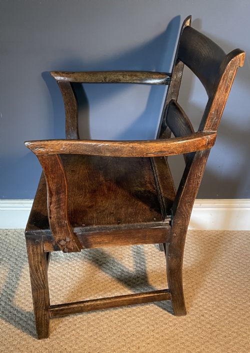 17TH CENTURY OAK FIRESIDE CHAIR - ADDITIONAL PHOTO 1