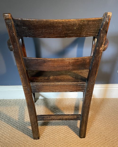 17TH CENTURY OAK FIRESIDE CHAIR - ADDITIONAL PHOTO 2
