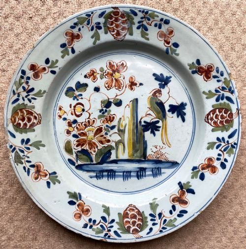 Lambeth Delft Charger Circa 1750