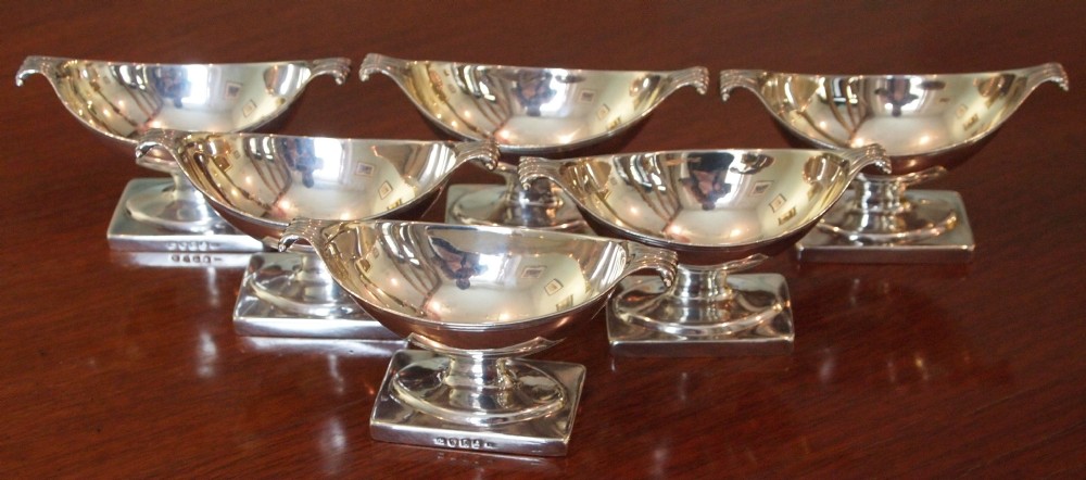 Six George III Silver Salts 1806