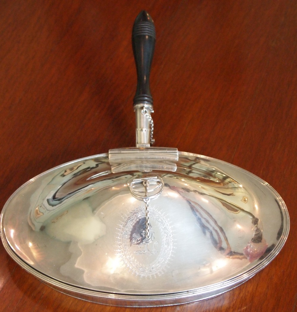 A Very Rare Georgian Silver Muffin Warmer 1810