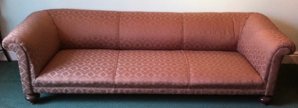 Large Four Seater Victorian Chesterfield Sofa