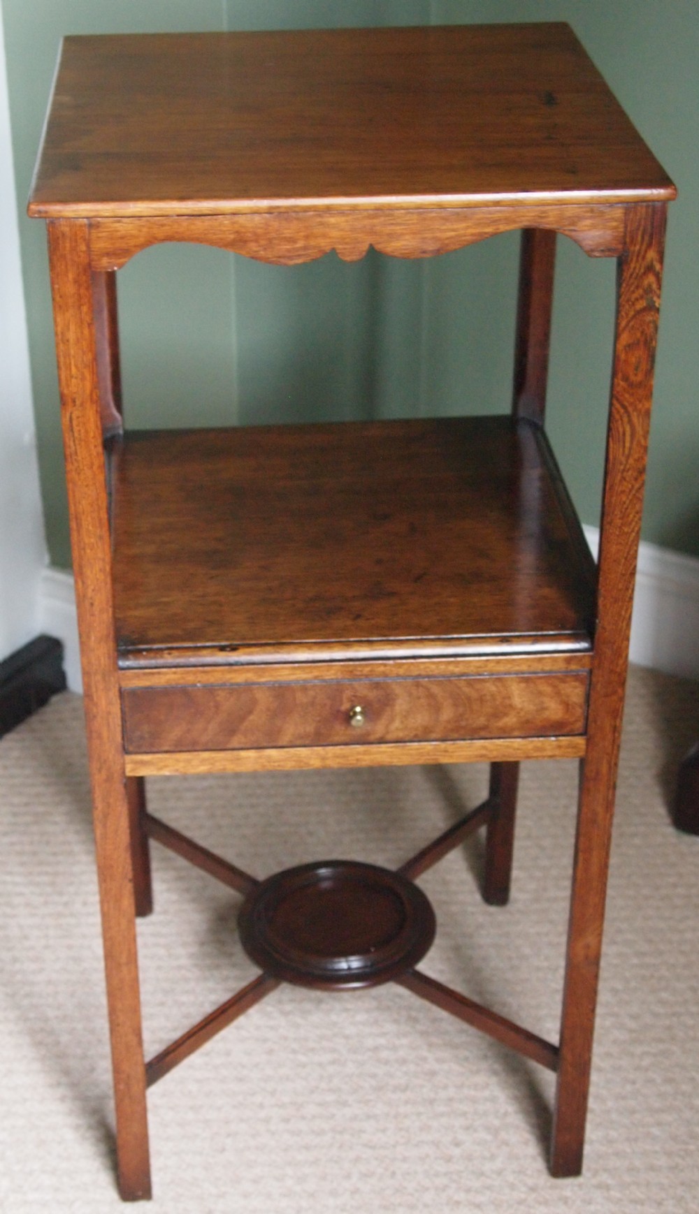 19th C Bedside Table 