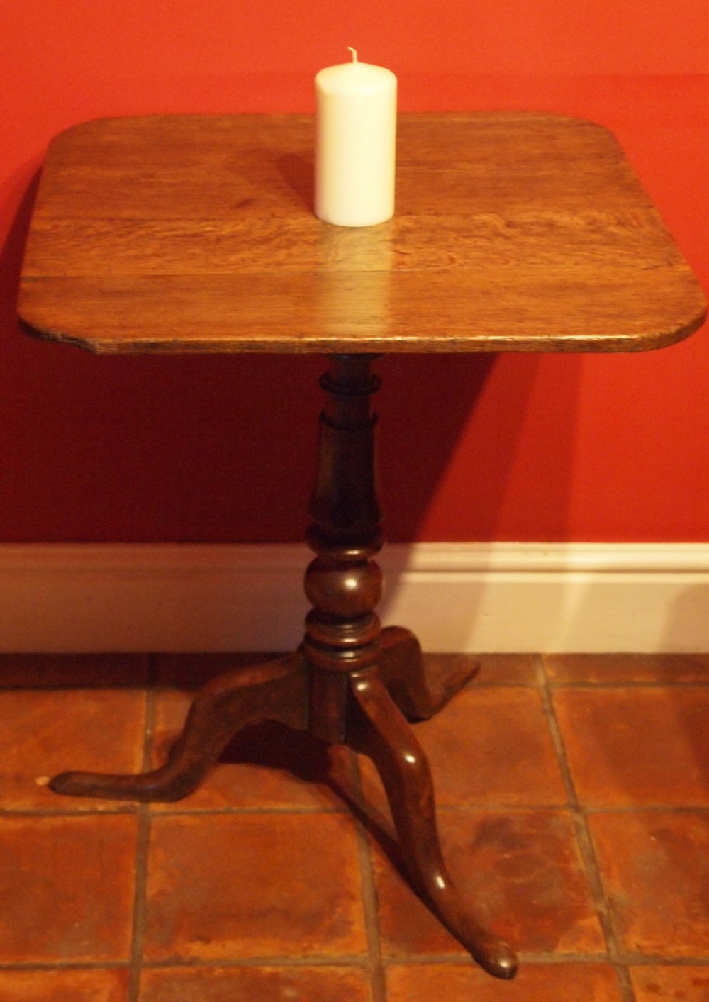 An Early 19th c Oak Side Table