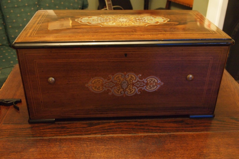A 19th C Orchestral Music Box - B A Bermond Geneva