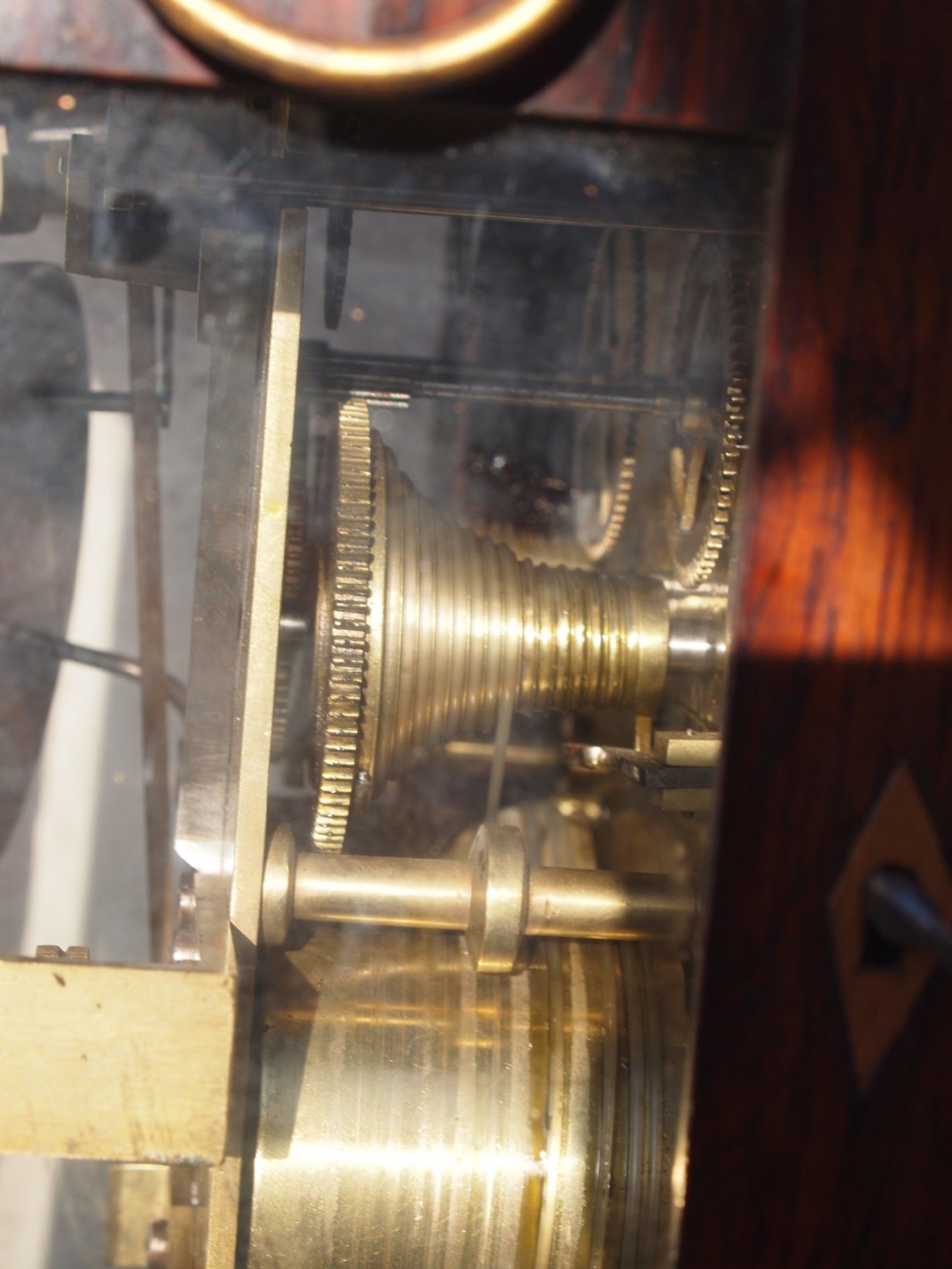 Regency Rosewood Bracket Clock -  James Tupman Bloomsbury View II