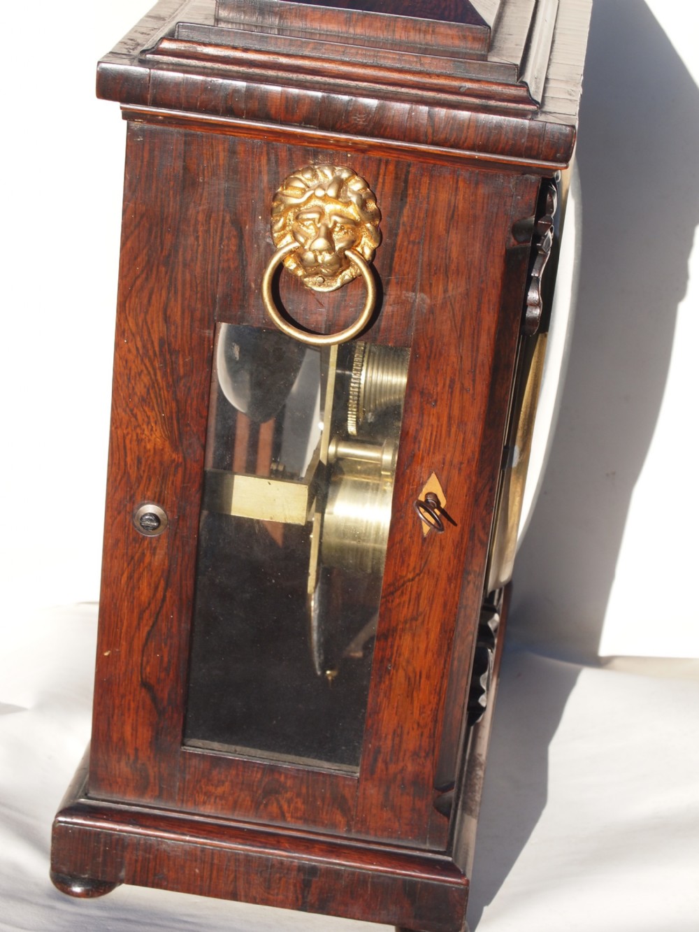 Regency Rosewood Bracket Clock -  James Tupman Bloomsbury View III